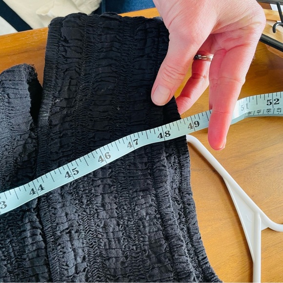 Everlane The Gauze Off -The-Shoulder Dress in Black size small - Picture 6 of 11